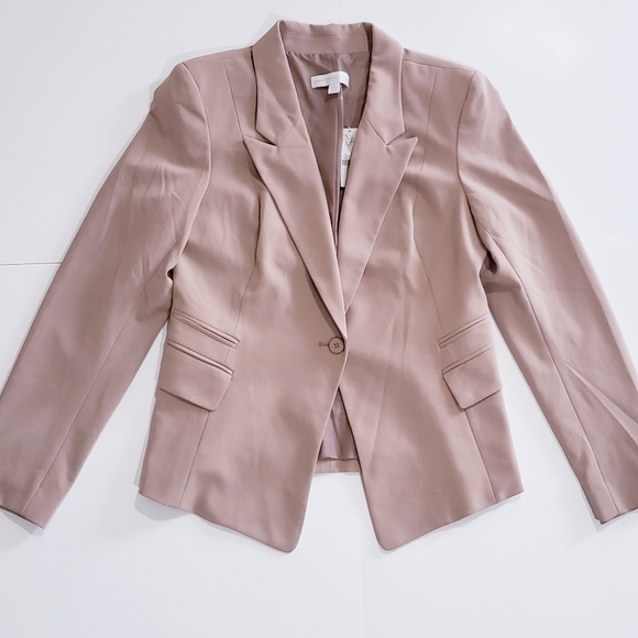 NWT New york & company tan blazer size 10 - Picture 1 of 4